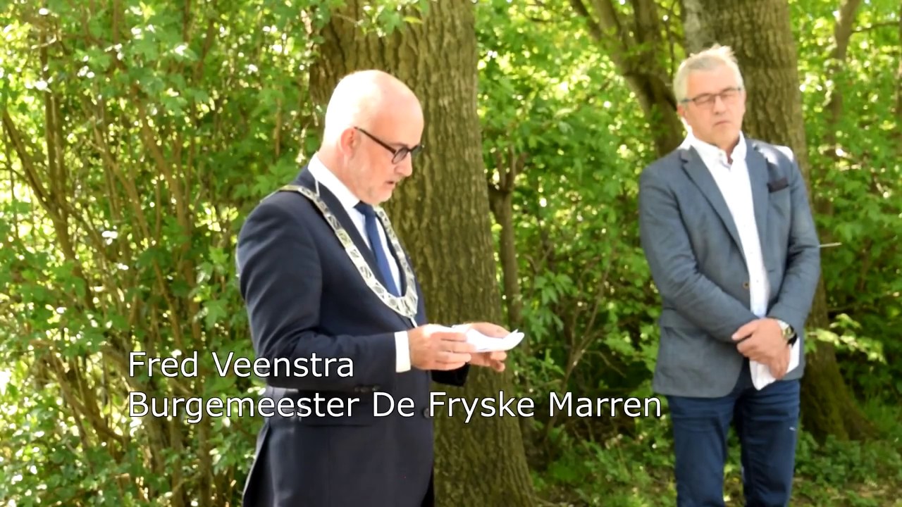 Herdenking op de Joodse begraafplaats in Tacozijl