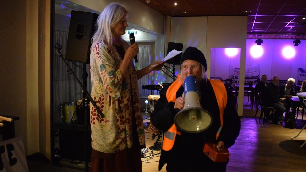 Zandwinning nee viert feest.