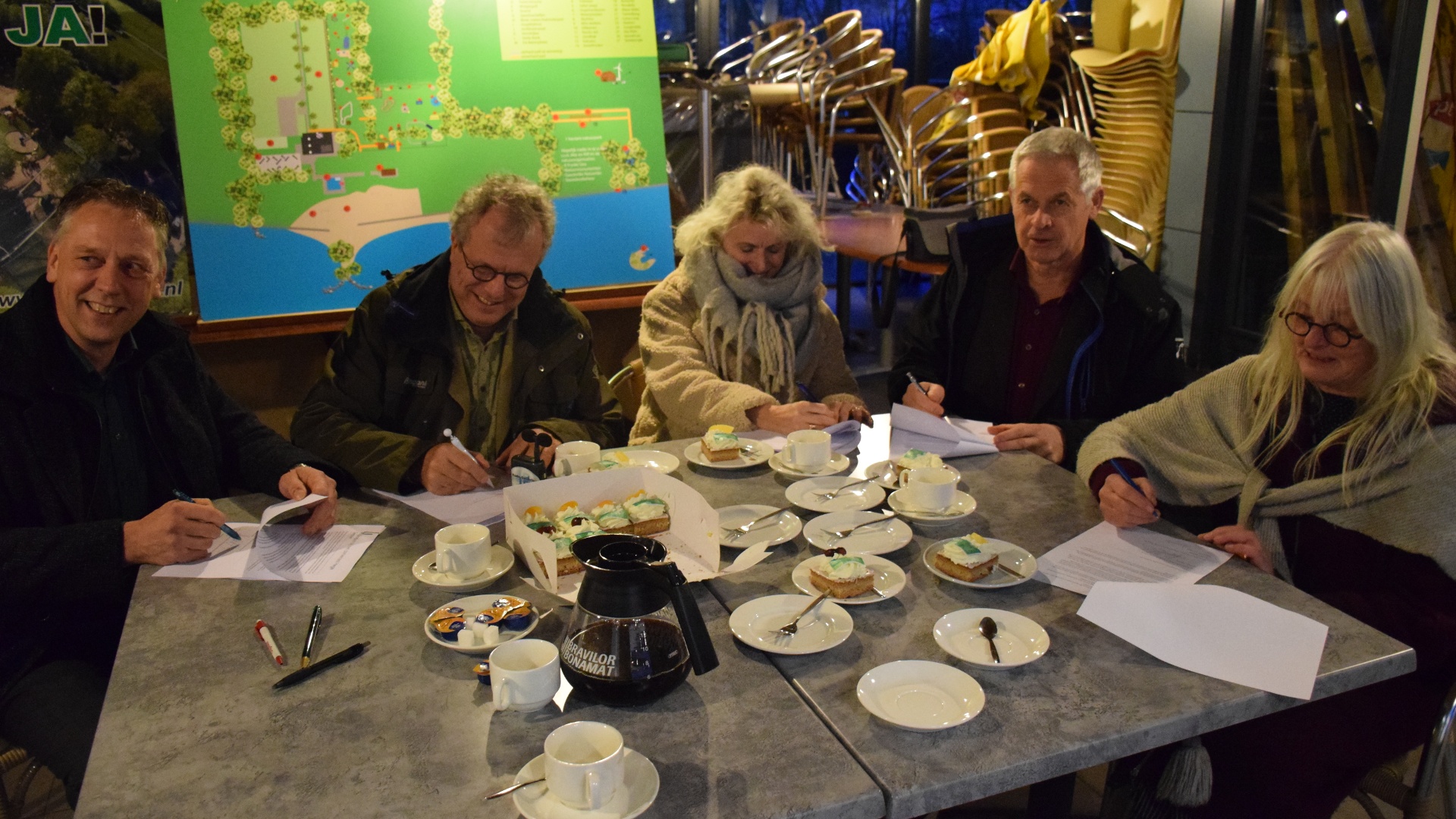 Ondertekening addendum Hege Gerzen