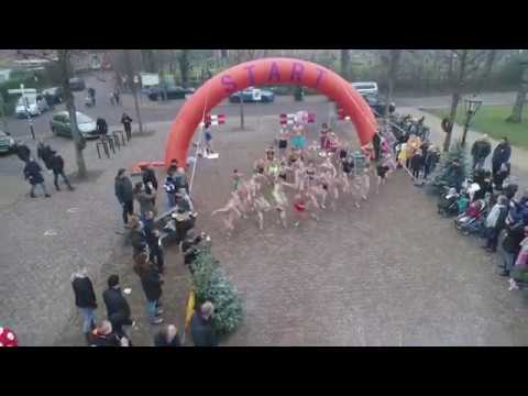 Nieuwjaarsduiken in Sloten en Oudemirdum