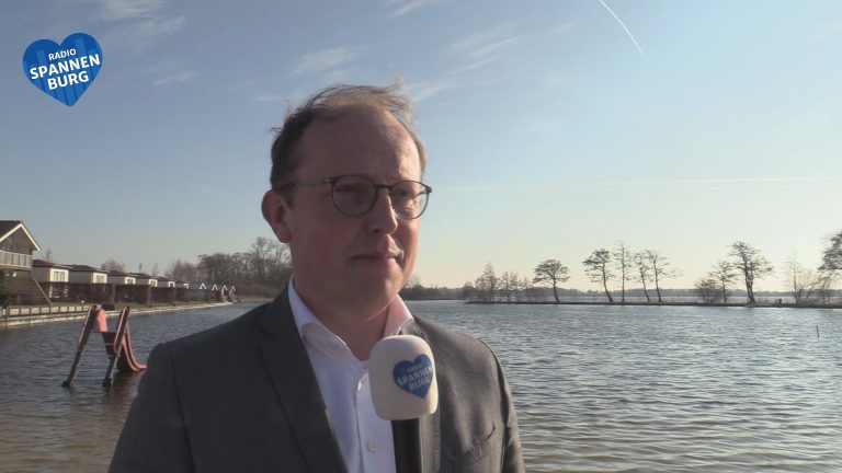Gedeputeerde Friso Douwstra bij Nannewiid