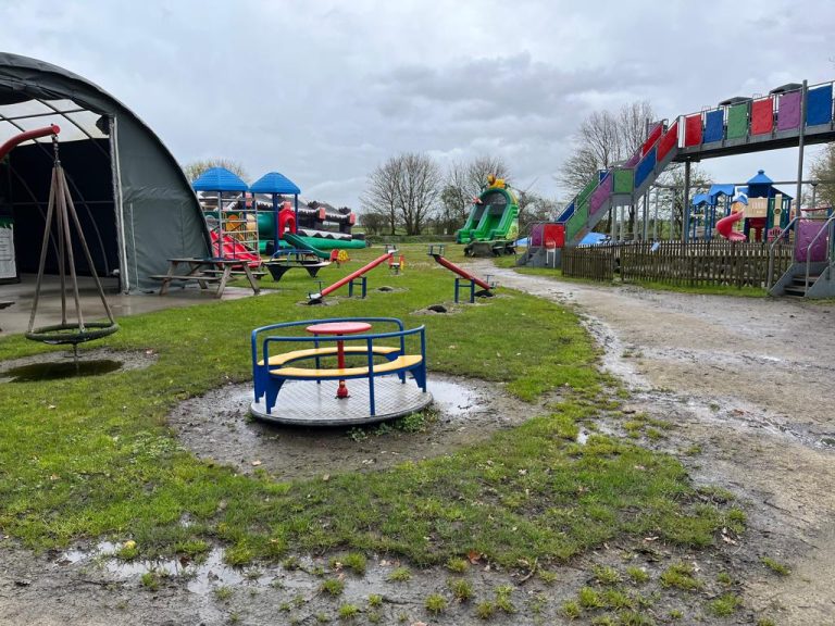 Regen speelt Sybrandy’s speelpark parten