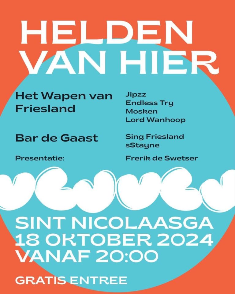Muziekhelden strijken neer in Sint Nicolaasga