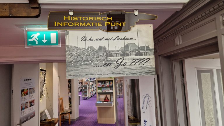 Project in de bibliotheek van Balk, expositie over Laaksum