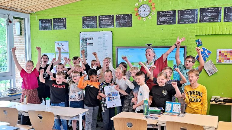 CBS De Trieme grote winnaar van de Friese E-waste Race