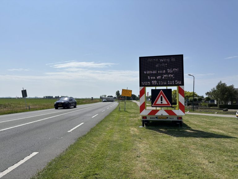 Grote hinder door nachtelijke afsluiting Jeltesleat Akwadukt bij Hommerts