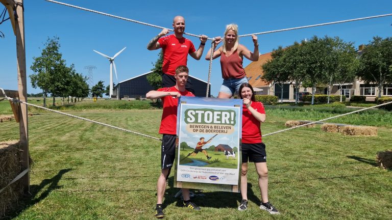 Kinderen trotseren hindernissen tijdens survivalmiddag in Oosterzee
