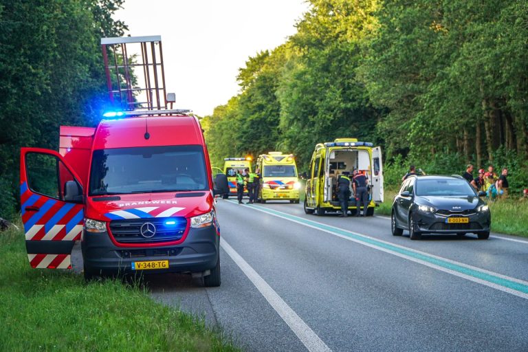 Ongeval op de N359 bij Harich: minderjarige jongen ernstig gewond