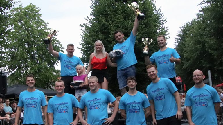 Wijnand de Jong wint titel Sterkste Man van Súdwest-Fryslân