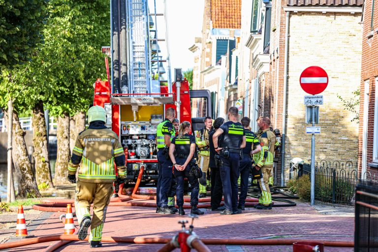 Motor in Balk in brand