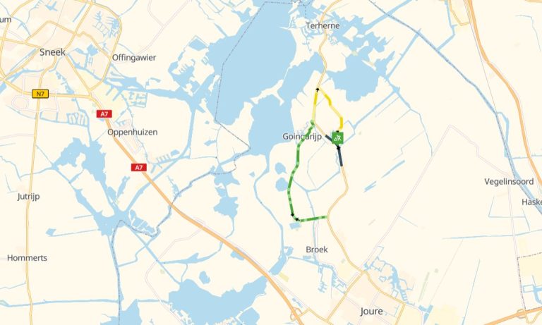 Kaartje stremming Akmarijp