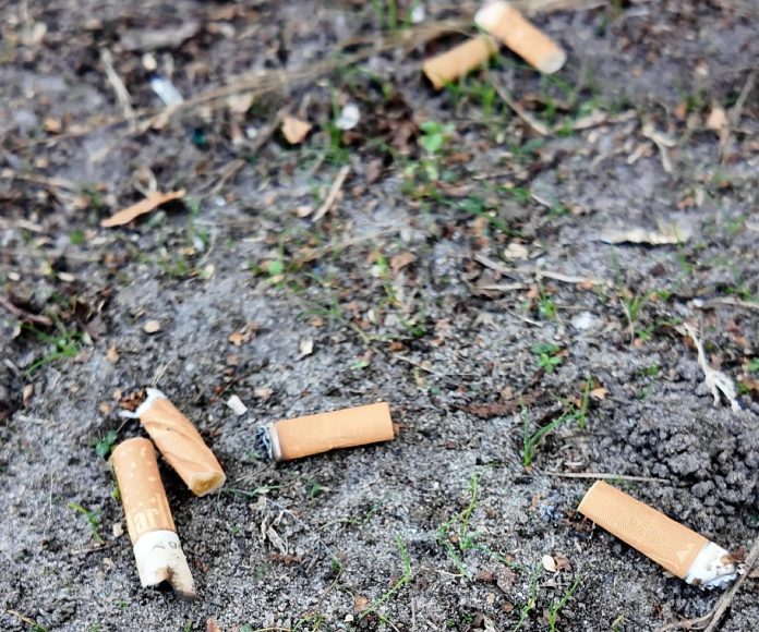 Peukjes op straat