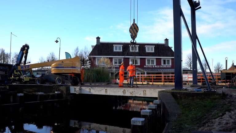 Brug Terherne ligt er langer uit