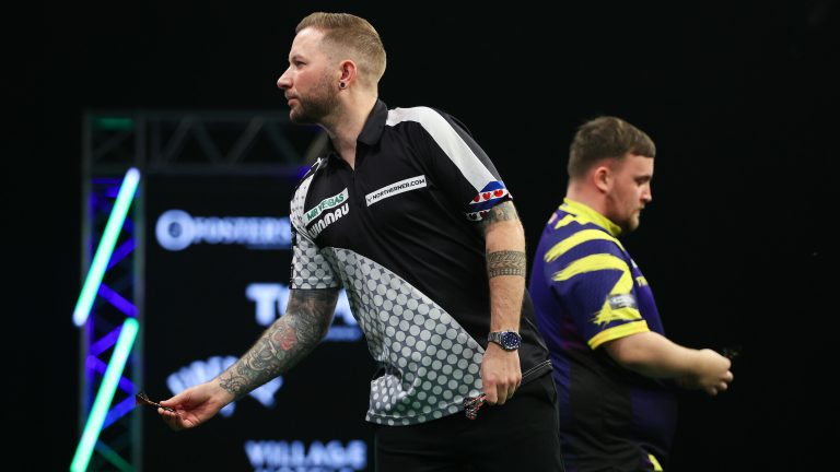 Danny Noppert is uitgeschakeld op de World Matchplay