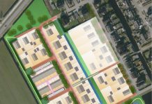 De nieuwbouwwijk wordt ten westen van Rottum gerealiseerd.
