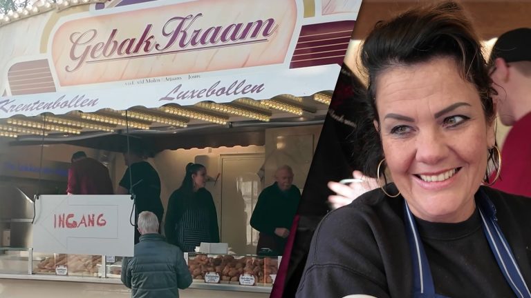Oliebollen vliegen over de toonbank in Joure