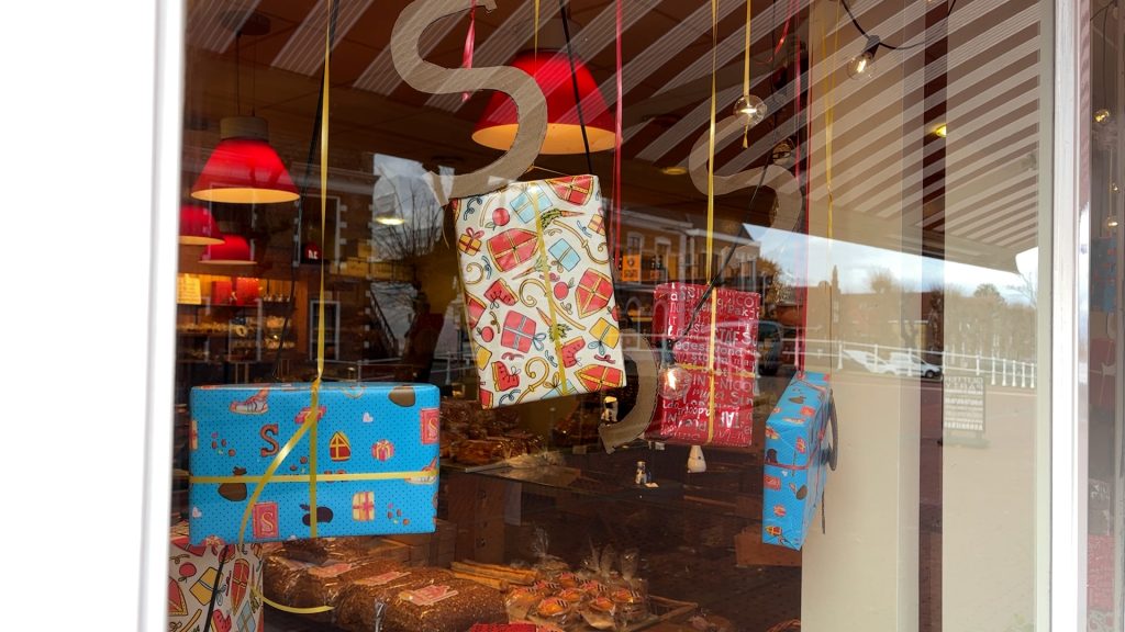 Sinterklaas etalage in Balk