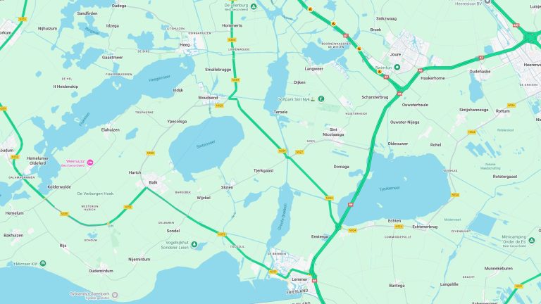 Verkeer voorlopig nog niet ontregeld in De Fryske Marren