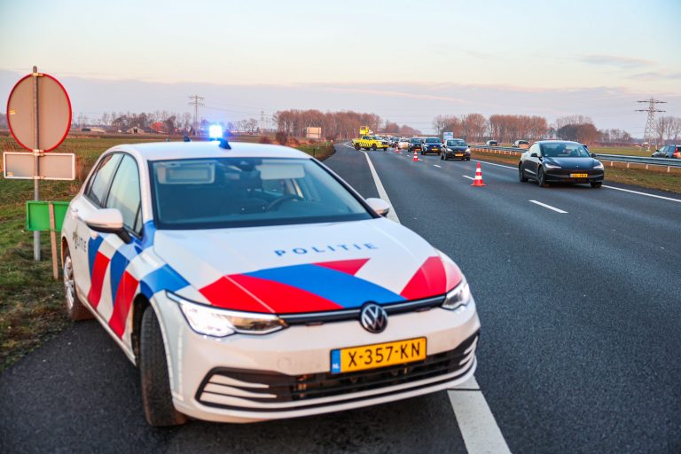 File op A7 vanwege pechgeval – 1 rijstrook afgesloten