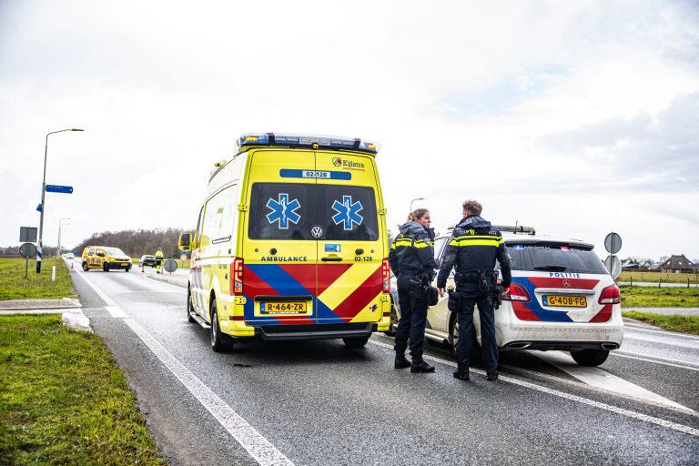 Gewonde bij aanrijding Suderséwei Balk