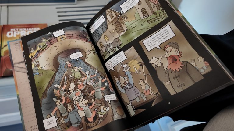 Stripboek brengt vergeten geschiedenis van Sloten tot leven