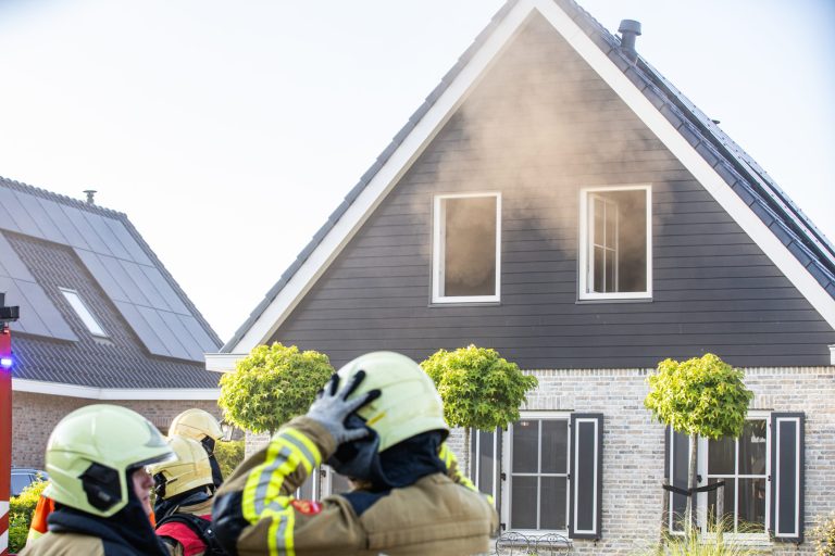 Brand in woning Elahuizen