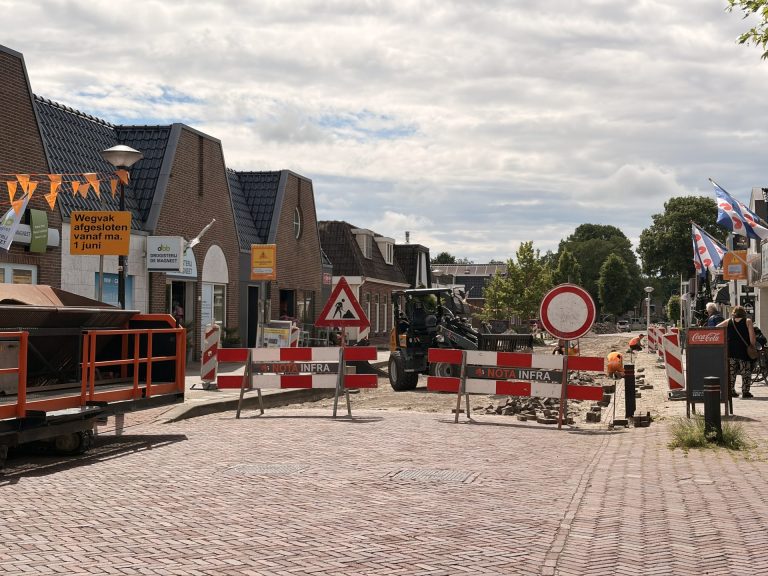 Gaastweg in Sint Nyk volledig gestremd door werkzaamheden