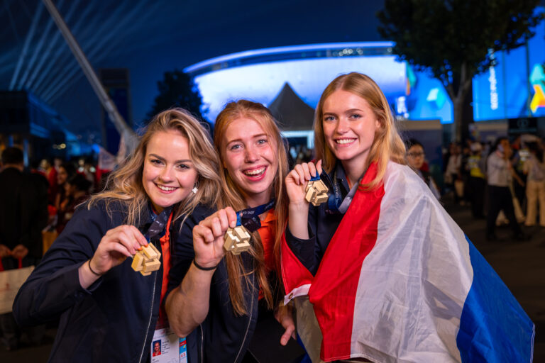 Amber uit Hommerts 8e van de wereld bij WorldSkills