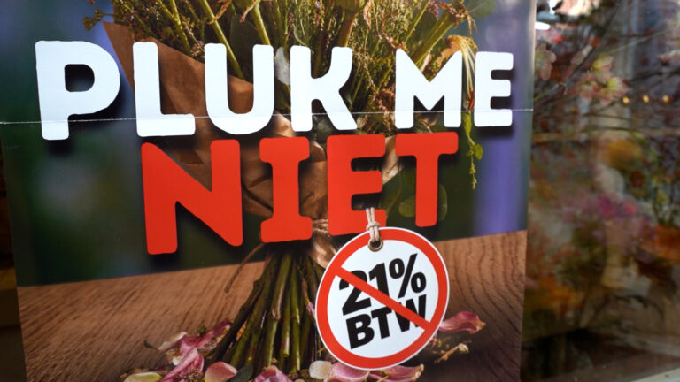 Geplande btw-verhoging raakt bloemisten: “Dit is net in baan, dit is wa’t je binne”